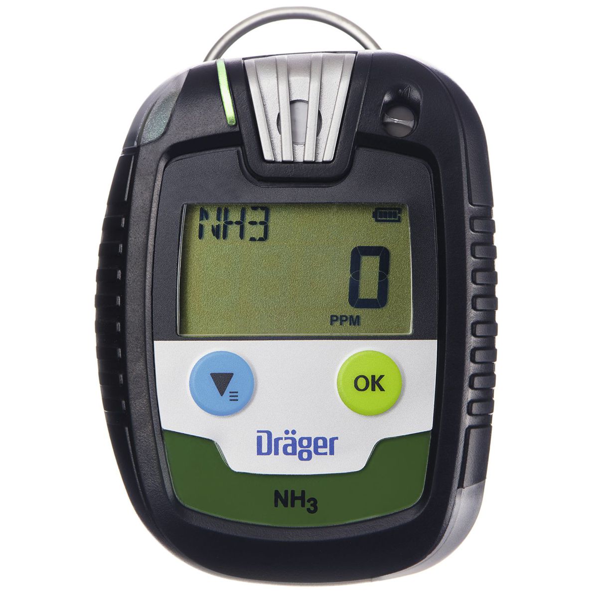 Dräger Pac 8000 single gas detector - with NH3 sensor (0-300 ppm) - A1=20 ppm / A2=40 ppm - unlimited