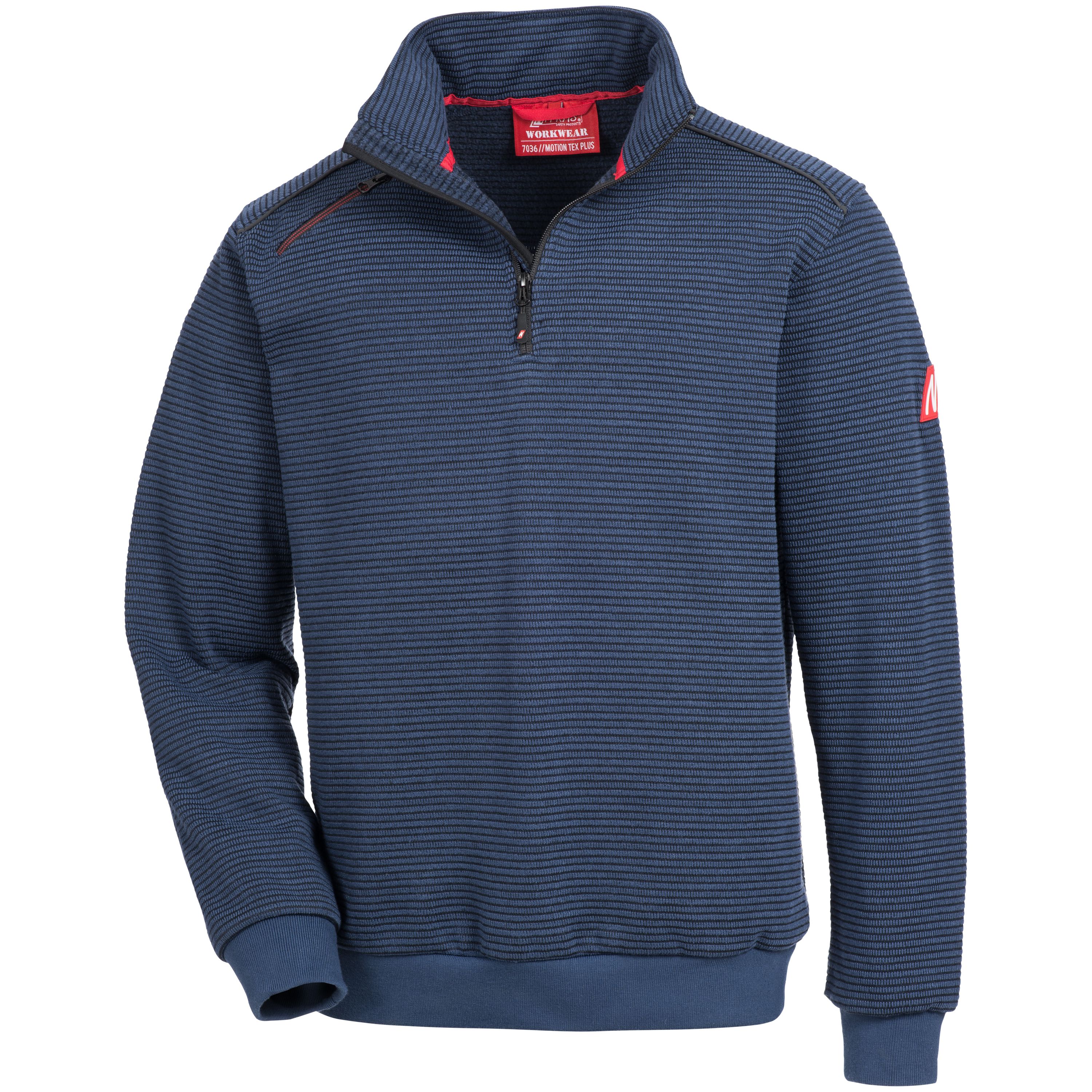 NITRAS MOTION TEX PLUS 7036 Pullover - Warming knitted jacket for work - Dark blue - XS