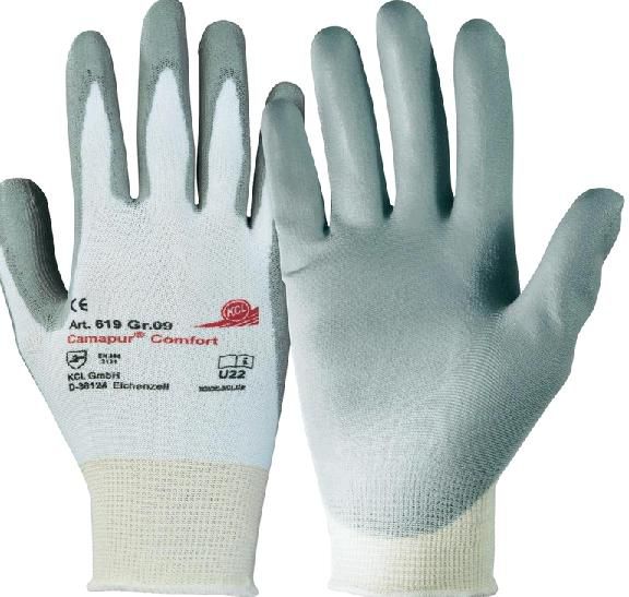 KCL Camapur Soft - work glove, colour: grey-white, size: 8