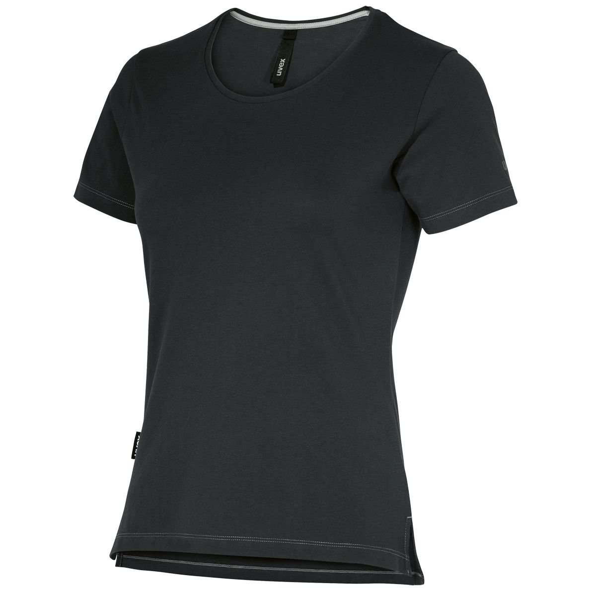 uvex tune-up work shirt for women - T-shirt for work - 50% cotton - Black - L