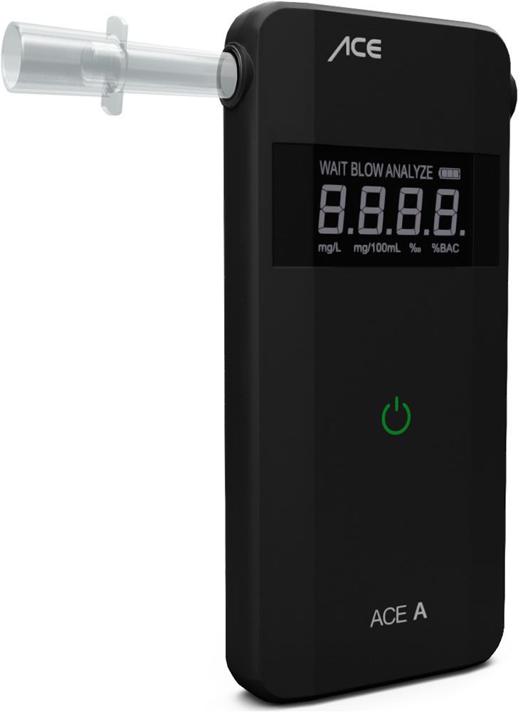 Alcohol tester ACE A with electrochemical sensor + 25 mouthpieces