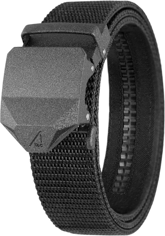 ACE Schakal Army Belt for Men - Tactical Men's Trouser Belt with Quick-Release Fastener without Holes - Rough Nylon - 127 cm