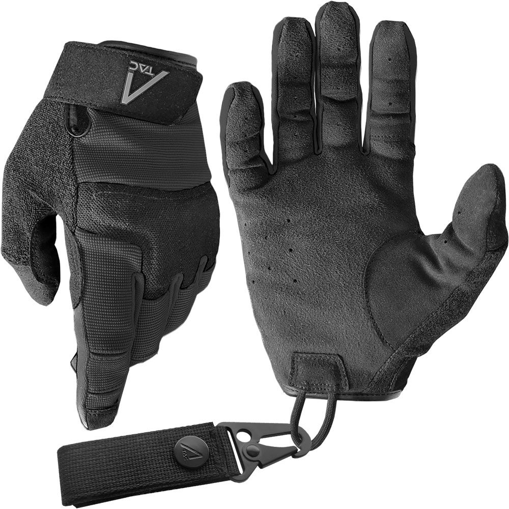 ACE Schakal Outdoor-Handschuh - taktische Handschuhe für Airsoft, Paintball & Schießsport - Touchscreen-fähig - Schwarz - M