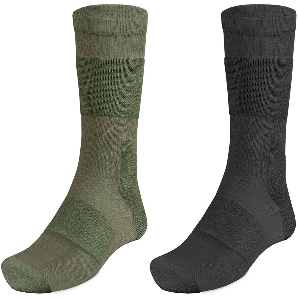 ACE Schakal Socken - 1 Paar taktische Strümpfe mit Merino-Wolle & Antiblasen-Polster - Wandern & Trekking - 39.5-46