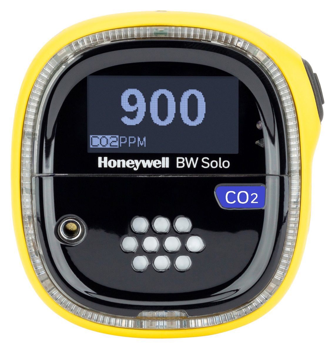 Honeywell BW SOLO - CO2 Gaswarngerät mit 1 Sensor für Kohlenstoffdioxid (CO2) - Messbereich 0 - 50000 ppm (5 Vol.-%)