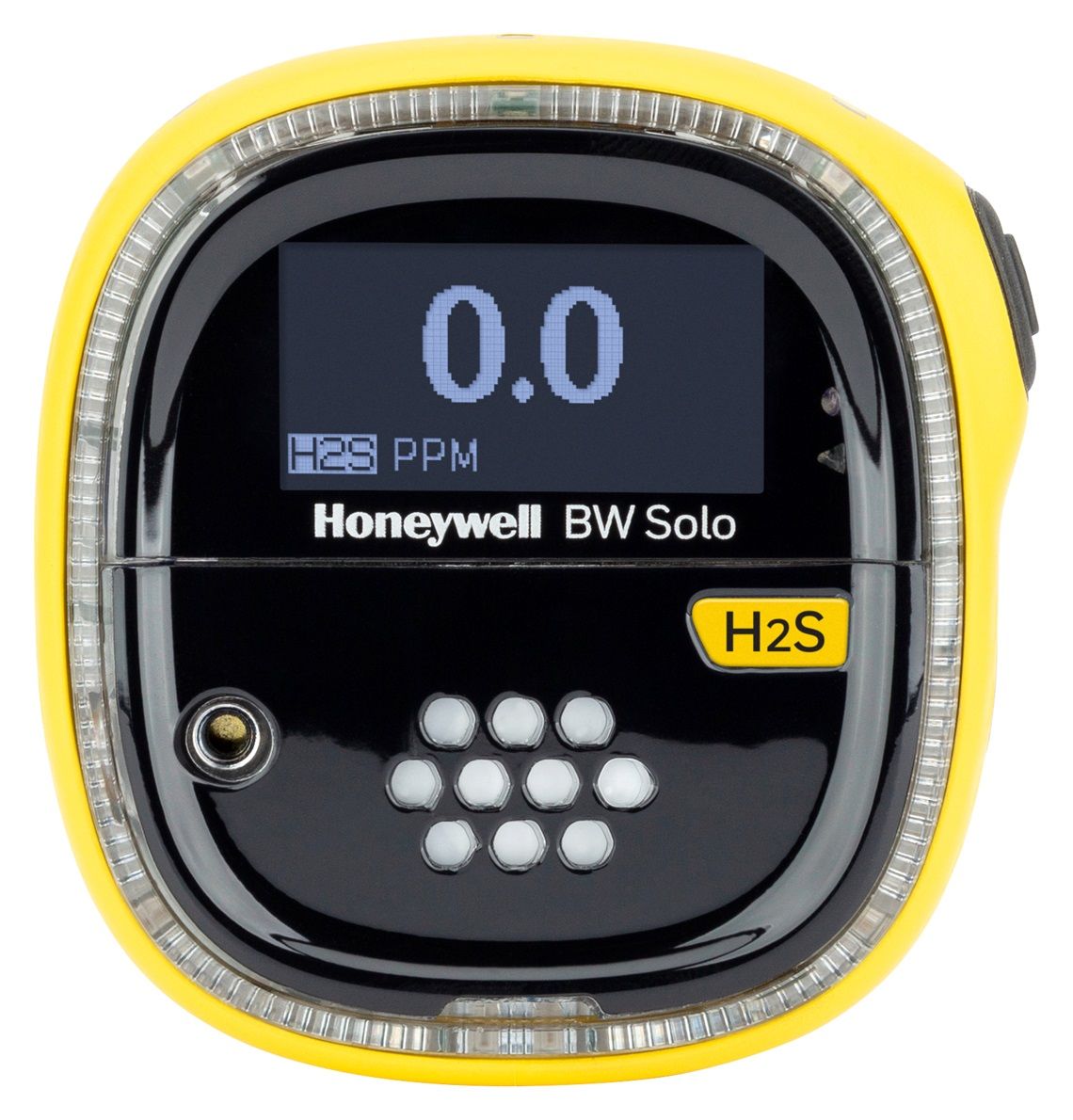 !SONDERPREIS! Honeywell BW Solo (BLE) - Gaswarngerät mit 1 Sensor für Schwefelwasserstoff (H2S) 0-200 ppm - A1: 5 ppm / A2: 10 ppm (gelbes Gehäuse)