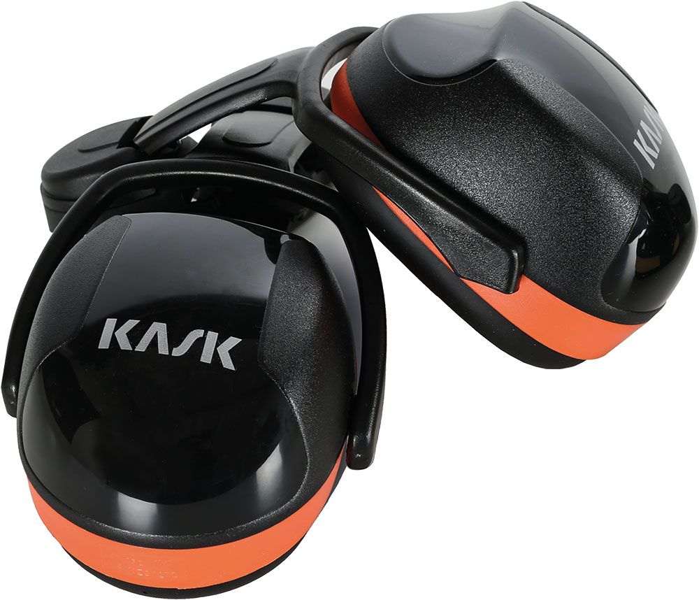 Kask Safety SC3 Helmet Ear Defenders - Earmuffs for Construction Helmets - Hearing Protection for Work - Green - Up to 31 dB SNR