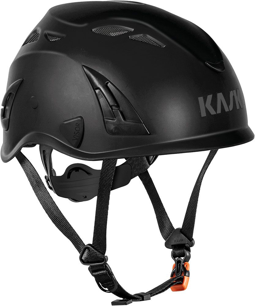 Kask Safety Superplasma AQ Safety Helmet - Construction Helmet for Work - Industrial Helmet for Construction and Trade with Ventilation - Black
