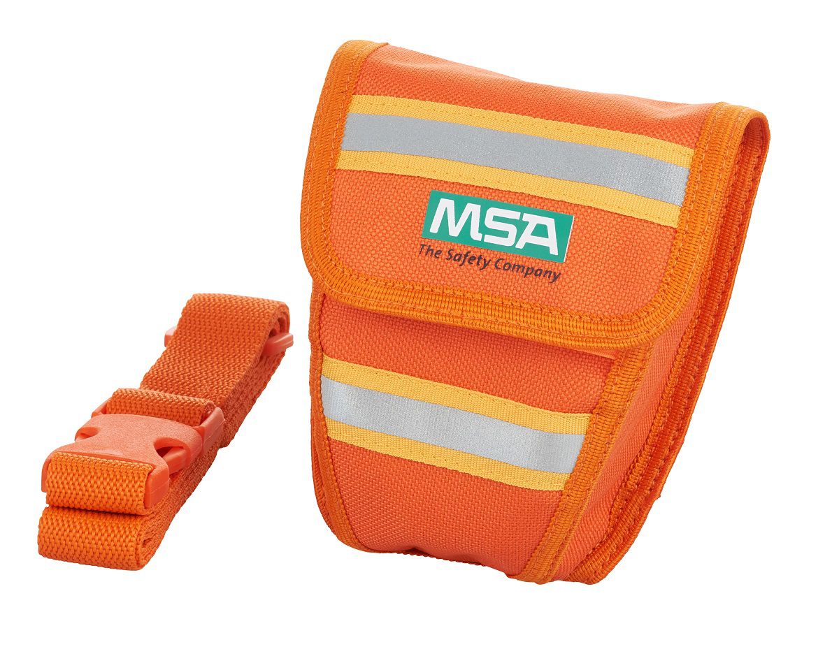 MSA Bag for MiniSCAPE short-time escape filter unit, with neck and waist belt, black - 5 pieces/pack.