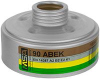 MSA Gas-Filter 90 ABEK - mit Rd40 Rundgewinde - Filterklasse ABEK (A2B2E2K1)