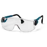 Uvex Arbeitsschutzbrille 9166 astrolite, Farbe: blau/schwarz, Scheibenfarbe: farblos, Schutz: 2-1,2