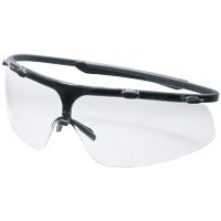 uvex super g 9172 Schutzbrille - beschlag- & extrem kratzfest dank supravision sapphire - EN 166/170 - Schwarz/Klar