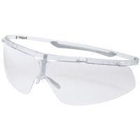 uvex super g 9172 Schutzbrille - kratz- & beschlagfest dank supravision excellence - EN 166/170 - Weiß/Klar