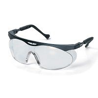 Uvex Arbeitsschutzbrille / Bügelbrille 9195 skyper, schwarz, Scheibenfarbe: farblos, Schutz: 2-1,2