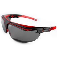 Honeywell Avatar OTG safety glasses - for spectacle wearers - scratch-resistant coated - EN 166 - black-red/tinted