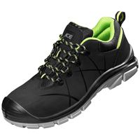 ACE Constructor S3 Work Sneakers - With Steel Toe Cap - Safety Footwear for Work - Black/Green - 38