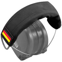 ACE Wechsel-Band für Sordin Supreme Pro-X - Premium-Kopfband mit Deutschland-Flagge - schwarz