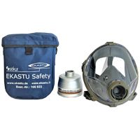 EKASTU respiratory protection catastrophe set standard - with full face mask, combi filter DIRIN 500 A2B2-P3R D NBC & storage bag