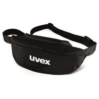 uvex Softcase - Fanny pack goggle case for your safety glasses - Black-White