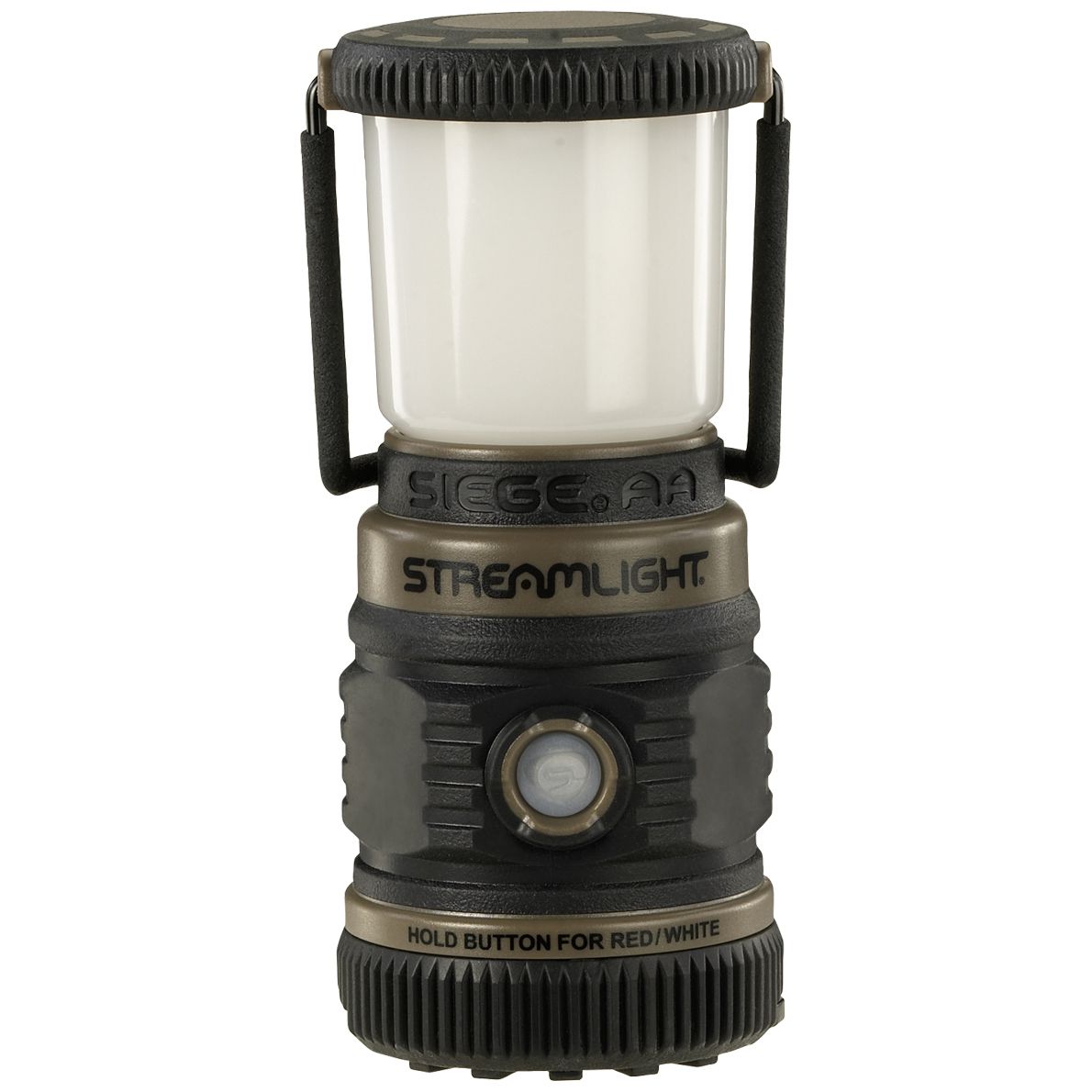 Streamlight Siege AA Lampe - extrem robuste & wasserfeste Outdoor-Laterne - taktische Leuchte mit 200 Lumen - Braun