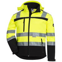 ACE Firefly Softshelljacke - Warnschutz-Jacke für Mädchen & Jungen - Gelb - 116