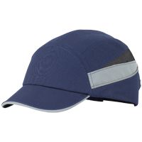 Honeywell HBCE bump cap - protective cap with short peak & mesh insert - for construction & industry - EN 812 - Blue