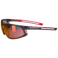 Hellberg Krypton Tactical Goggles - Scratch & Fog Resistant - EN 166 - Tinted/Black-Red