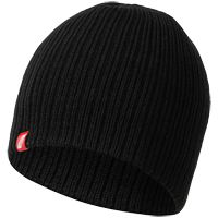 NITRAS 730 KIDS Winter-Mütze - Strick-Mütze für Kinder - warm & weich gefütterter Beanie für Jungen & Mädchen - Schwarz