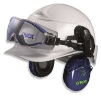 Uvex Vollsichtbrille mit Helmhalterung, reduzierte Ventilation, Beschichtung: supravision excellence