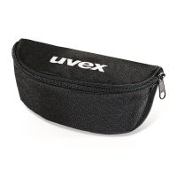 uvex Softcase - Weiches Brillenetui für Ihre Schutzbrille - Schwarz-Weiß