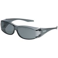 MSA OverG Vollsicht-Schutzbrille - für Brillenträger - kratz- & beschlagfest dank TuffStuff - EN 166/172 - Grau/Getönt