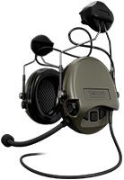 Sordin Supreme MIL CC Funk-Gehörschutz - aktiver Militär-Gehörschützer - ARC-Schienen & Nexus TP120-Downlead - Grün
