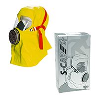 MSA Brandfluchthaube S-CAP im Feuerwehrpack (VE = 3 Stück)