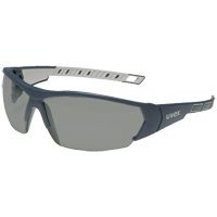 uvex i-works 9194 safety glasses - scratch & fog resistant thanks to supravision excellence - EN 166/172 - black-white/tinted