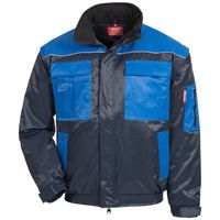 NITRAS MOTION TEX PLUS 7131 Wetterjacke - windfeste Jacke für die Arbeit - Dunkelblau/Blau - S