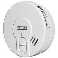 GLORIA R-2 smoke detector with HUSH function - EN 14604 - 1-2 years battery life