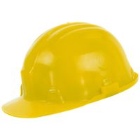 REIS KASPE Bauhelm - Robuster Schutzhelm für Bau & Industrie - EN 397 - mit 6-Punkt-Aufhängung - Gelb