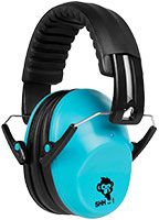 ACE SHH...! Kinder-Gehörschutz - faltbarer Kapsel-Gehörschützer - kompakter Ohrenschützer für Mädchen & Jungen - Blau