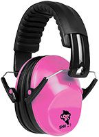 ACE SHH...! Kinder-Gehörschutz - faltbarer Kapsel-Gehörschützer - kompakter Ohrenschützer für Mädchen & Jungen - Pink