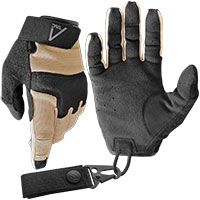 ACE Schakal Outdoor Glove - Tactical Gloves for Airsoft, Paintball & Shooting Sports - Touchscreen-Compatible - Desert - S