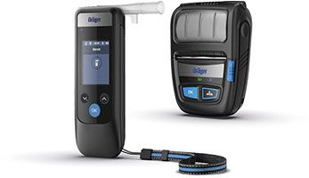Dräger Alcotest 7000 Breathalyzer - Breathalyzer with Bluetooth - Breathalyzer incl. 25 Mouthpieces & Calibration Voucher
