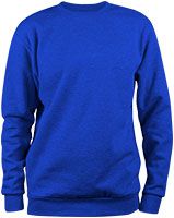 Fruit of the Loom Sweatshirt - optional mit personalisierter Bedruckung - bedruckbarer Pullover für Herren - Blau - 3XL
