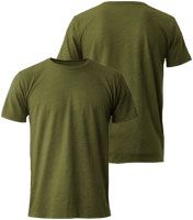 Fruit of the Loom T-Shirt - optional mit personalisierter Bedruckung - bedruckbares Kurzarm-Shirt für Herren - Oliv - XL
