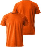 Fruit of the Loom T-Shirt - optional mit personalisierter Bedruckung - bedruckbares Kurzarm-Shirt für Herren - Orange - S