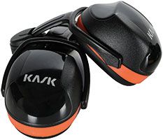 Kask Safety SC3 Helm-Gehörschutz - Kapsel-Gehörschützer für Bauhelme - Ohrenschützer für die Arbeit - Orange - bis 31 dB SNR