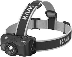 Kask Safety KL2 Helmet Lamp - Lamp for Safety Helmets - Lamp with up to 220 Lumens for Work - Various Light Modes