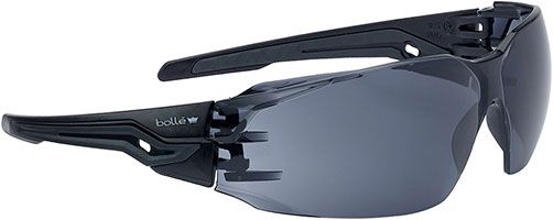 Bollé Safety Silex+ BSSI Schutzbrille - taktische Sonnenbrille mit UV-Schutz - beschlag- & kratzfeste Beschichtung - Getönt