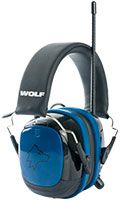 Sahaga WOLF Headset PRO Gen. 2.0 Kapsel-Gehörschutz - Kapsel-Gehörschützer mit Mikrofon, Radio & Bluetooth - Dunkelblau