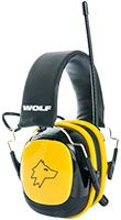 Sahaga WOLF Headset PRO Gen. 2.0 Kapsel-Gehörschutz - Kapsel-Gehörschützer mit Mikrofon, Radio & Bluetooth - Gelb